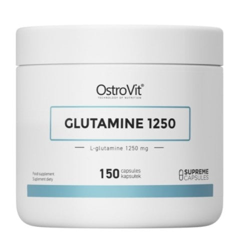 OstroVit Glutamine 1250 / 150 капсули - GAIN O'CLOCK