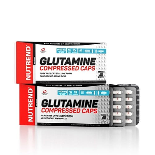 Nutrend Glutamine Compressed 120 капсули - GAIN O'CLOCK