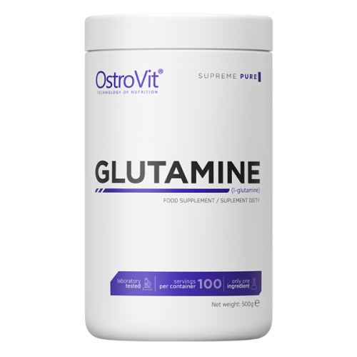 OstroVit Glutamine Powder 500 гр / 100 дози - GAIN O'CLOCK