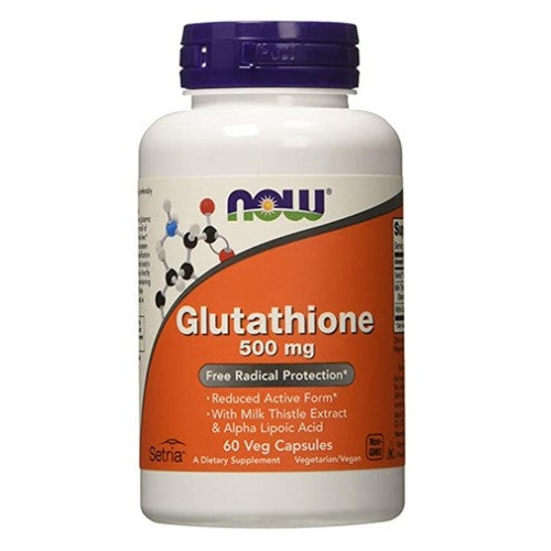 NOW Glutathione 500 мг / 60 капсули - GAIN O'CLOCK