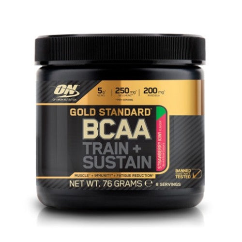 Optimum Nutrition Gold Standard BCAA Train + Sustain 76 гр / 8 дози - GAIN O'CLOCK