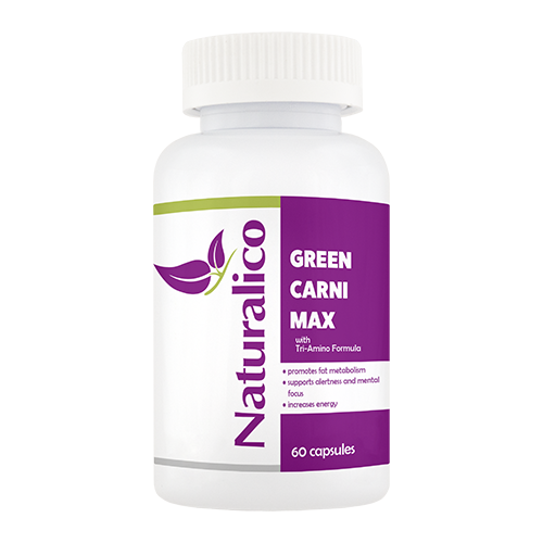 Naturalico Green Carni Max 60 капсули - GAIN O'CLOCK