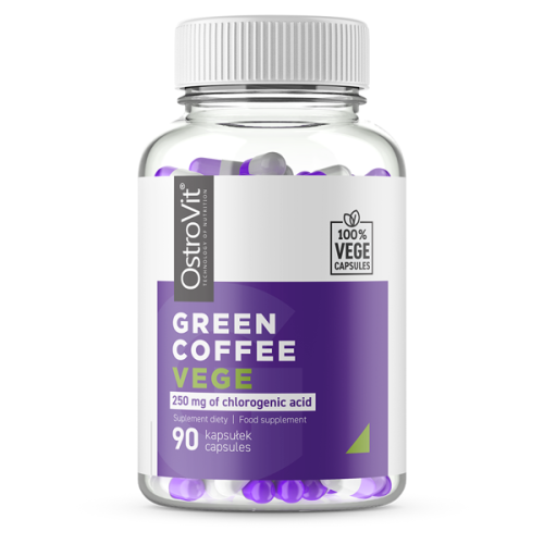 OstroVit Green Coffee 500 мг Vege / 90 капсули - GAIN O'CLOCK