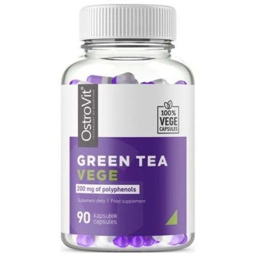 OstroVit Green Tea 500 мг / Vege 90 капсули - GAIN O'CLOCK