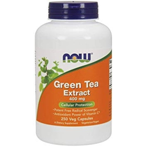 NOW Green Tea Extract 400 мг / 100 капсули - GAIN O'CLOCK