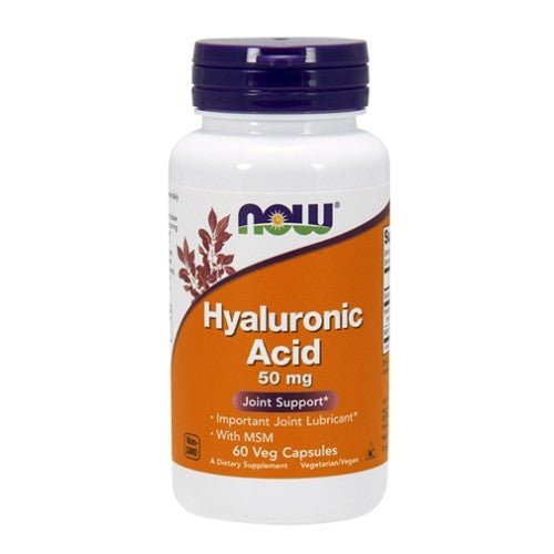 NOW Hyaluronic Acid with MSM 60 капсули - GAIN O'CLOCK