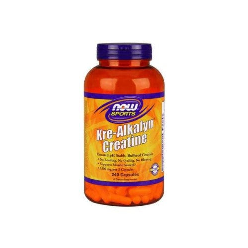 NOW Kre-Alkalyn ® Creatine 240 капсули - GAIN O'CLOCK