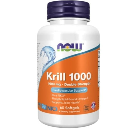 NOW Foods Neptune Krill Oil 1000 мг / 60 гел капсули - GAIN O'CLOCK