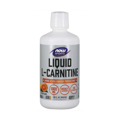 NOW L-Carnitine Liquid - Citrus - 1000 мг (930 мл) - GAIN O'CLOCK