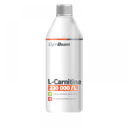 GymBeam L-Carnitine Liquid 220.000/L / 500 мл - GAIN O'CLOCK