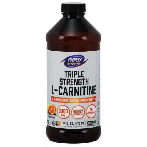 NOW L-Carnitine Liquid 3000mg. / 465 ml. - GAIN O'CLOCK