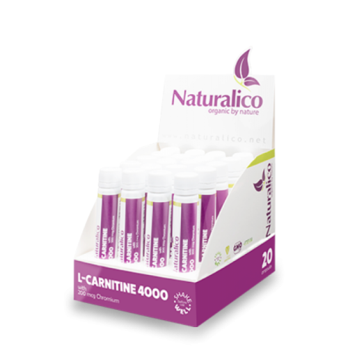 Naturalico L-Carnitine Liquid 4000 20x25 мл - GAIN O'CLOCK