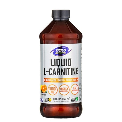 NOW L-Carnitine Liquid /Citrus/ 1000mg. / 473ml. - GAIN O'CLOCK