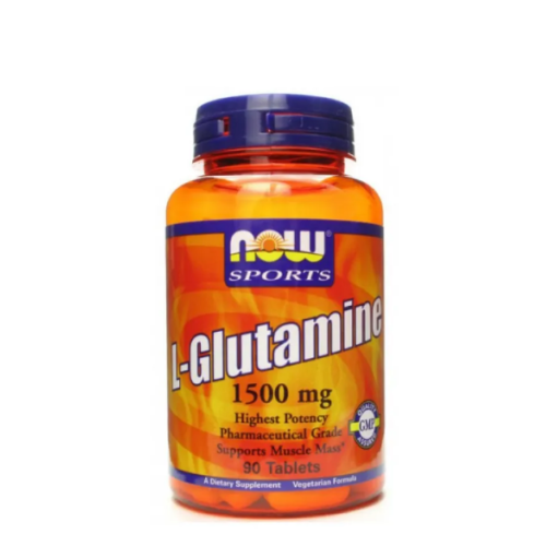 NOW L-glutamine 1500 мг / 90 таблетки - GAIN O'CLOCK