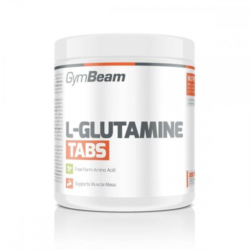 GymBeam L-Glutamine 300 таблетки - GAIN O'CLOCK