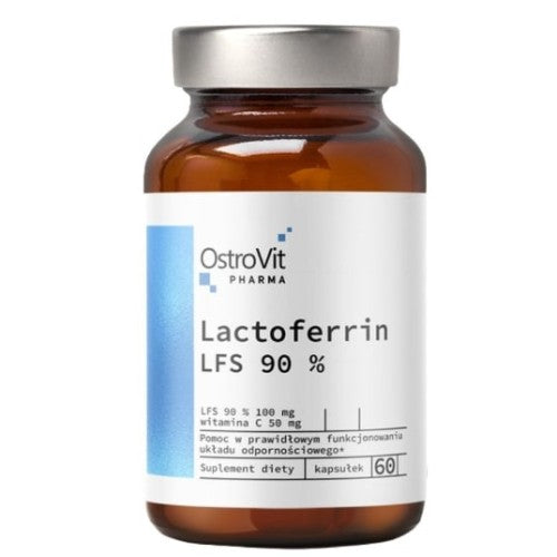 OstroVit Lactoferrin LFS 90% 60 капсули - GAIN O'CLOCK