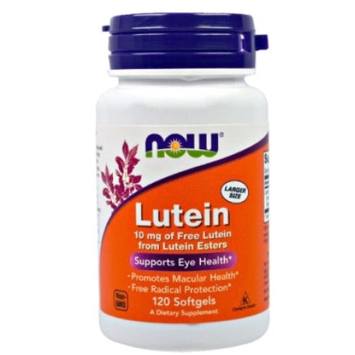 NOW Lutein Esters 10 мг / 120 гел капсули - GAIN O'CLOCK