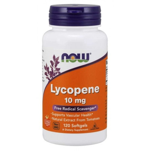 NOW LYCOPENE 10 mg - 120 softgels - GAIN O'CLOCK