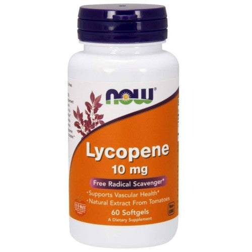 NOW LYCOPENE 10 mg - 60 softgels - GAIN O'CLOCK