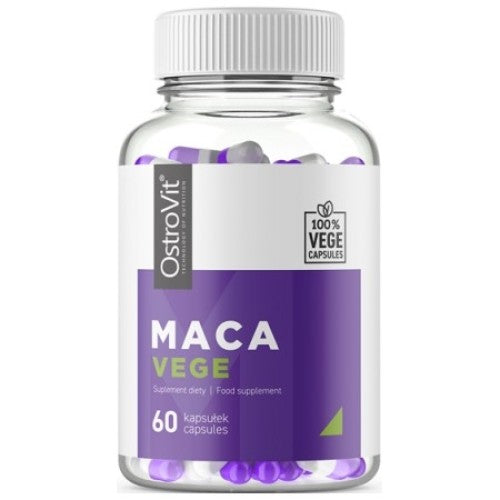 OstroVit Maca 600 мг / Vege 60 капсули - GAIN O'CLOCK