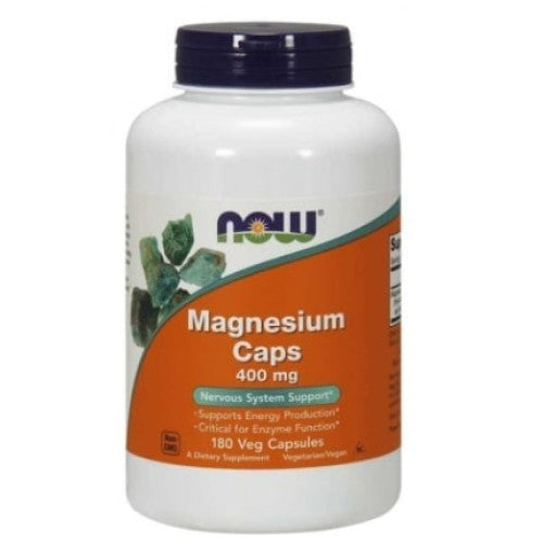 NOW Magnesium Caps 400 мг / 180 капсули - GAIN O'CLOCK