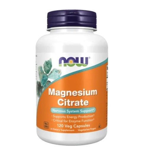 NOW Magnesium Citrate / 120 капсули - GAIN O'CLOCK