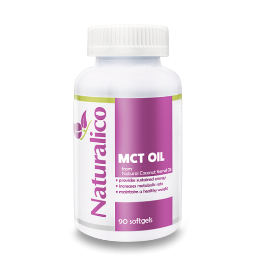 Naturalico MCT Oil 90 гел капсули - GAIN O'CLOCK