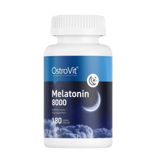 OstroVit Melatonin 8000 мг / 180 таблетки - GAIN O'CLOCK