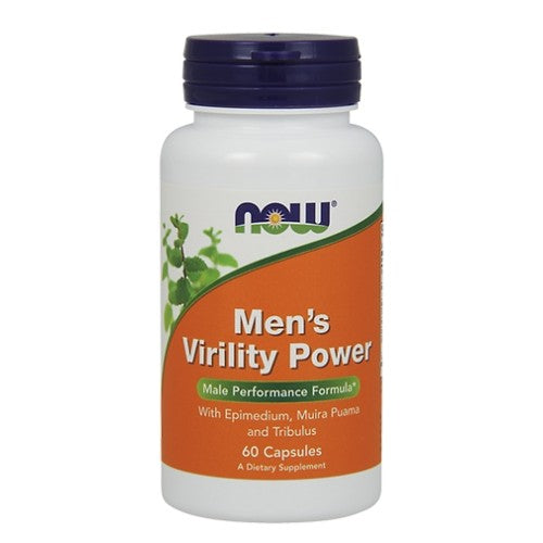 NOW Men's Virility Power 60 капсули - GAIN O'CLOCK