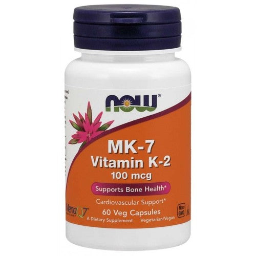 NOW MK-7 Vitamin K-2 - 100 мкг - 60 капсули - GAIN O'CLOCK