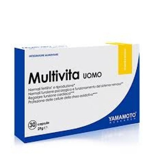 Yamamoto Nutrition MultiVita Uomo 30 капсули - GAIN O'CLOCK