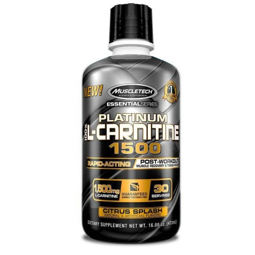 Muscletech Platinum 100% L-Carnitine 1500 / 550 мл - GAIN O'CLOCK