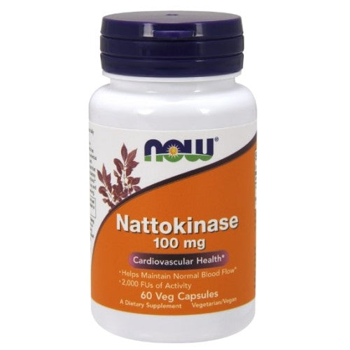 NOW Nattokinase 100 мг / 60 капсули - GAIN O'CLOCK