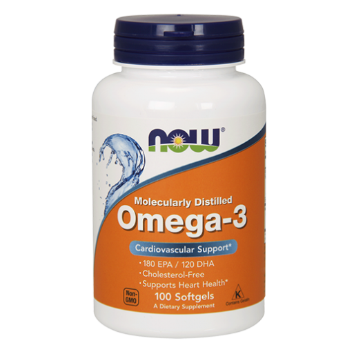 NOW Omega 3 Fish Oil 1000 мг / 100 гел капсули - GAIN O'CLOCK