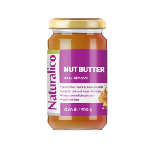 Naturalico Nut Butter 100% Almonds 300 гр (Бадемов тахан) - GAIN O'CLOCK