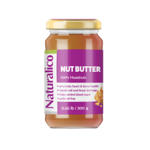 Naturalico Nut Butter 100% Hazelnuts 300 гр (Лешников тахан) - GAIN O'CLOCK