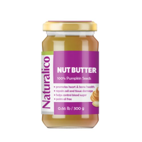 Naturalico Nut Butter 100% Pumpkin Seeds 300 гр (Тахан от тиквени семки) - GAIN O'CLOCK