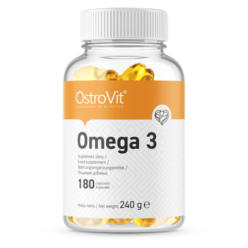 OstroVit Omega 3 180 Гел капсули / 180 Дози - GAIN O'CLOCK