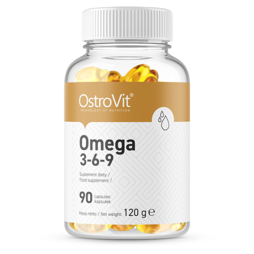 OstroVit Omega 3-6-9 90 Гел капсули / 90 Дози - GAIN O'CLOCK