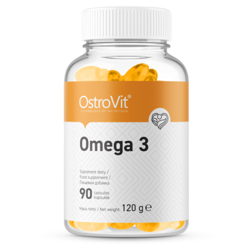 OstroVit Omega 3 90 Гел капсули / 90 Дози - GAIN O'CLOCK