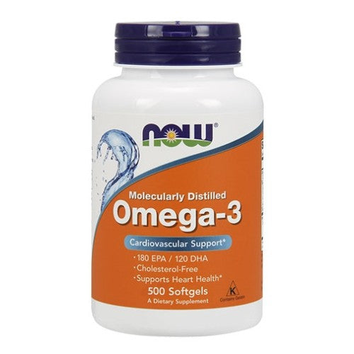 NOW Omega 3 Fish Oil 1000 мг / 500 гел капсули - GAIN O'CLOCK