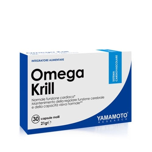 Yamamoto Nutrition Omega KRILL 30 капсули / 211 гр / 15 дози - GAIN O'CLOCK