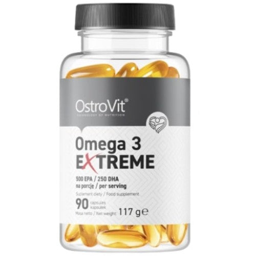 OstroVit Omega 3 Extreme | 75% EPA + DHA 180 гел капсули - GAIN O'CLOCK