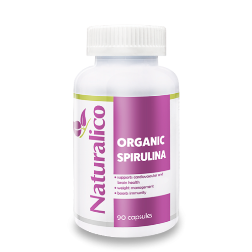 Naturalico Organic Spirulina 90 капсули - GAIN O'CLOCK