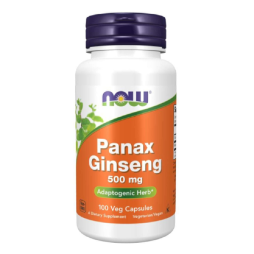 NOW PANAX GINSENG (ЖЕН-ШЕН) 500 МГ - 100 КАПСУЛИ - GAIN O'CLOCK