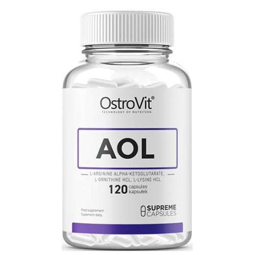 OstroVit PHARMA AOL / Arginine Ornithine Lysine / 120 капсули - GAIN O'CLOCK