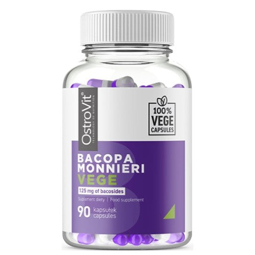 OstroVit PHARMA Bacopa Monnieri / Vege / 90 капсули - GAIN O'CLOCK