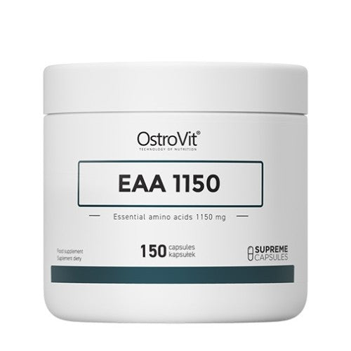 OstroVit PHARMA EAA 1150 / Essential Amino Acids / 150 капсули - GAIN O'CLOCK