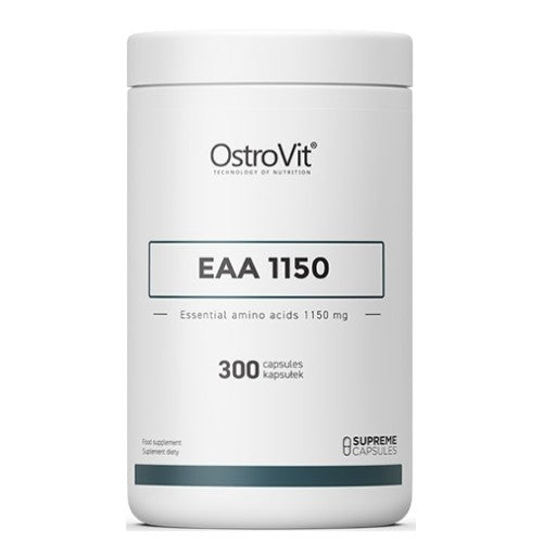 OstroVit PHARMA EAA 1150 / Essential Amino Acids / 300 капсули - GAIN O'CLOCK