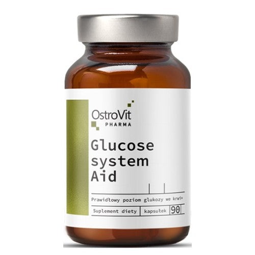 OstroVit PHARMA Glucose System Aid / 90 капсули - GAIN O'CLOCK